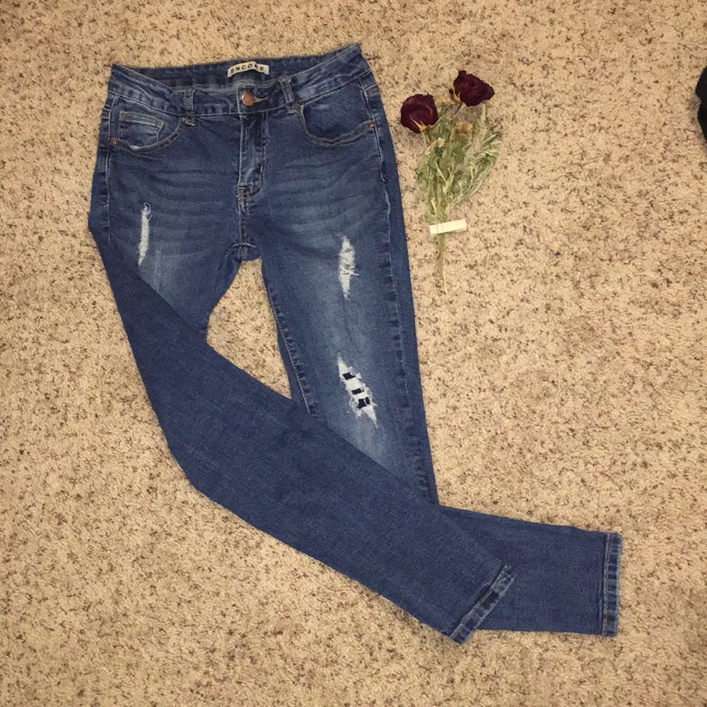 🌹🌹Cropped above the ankle Jeans
